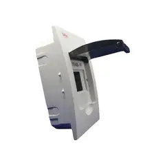 DNA - Tablero Plastico 8 Modulos Embutido Libre Halog. Tapa Transp.