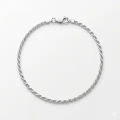 LK LUKSO - Pulsera Hombre Turbillon 3mm Plata 925
