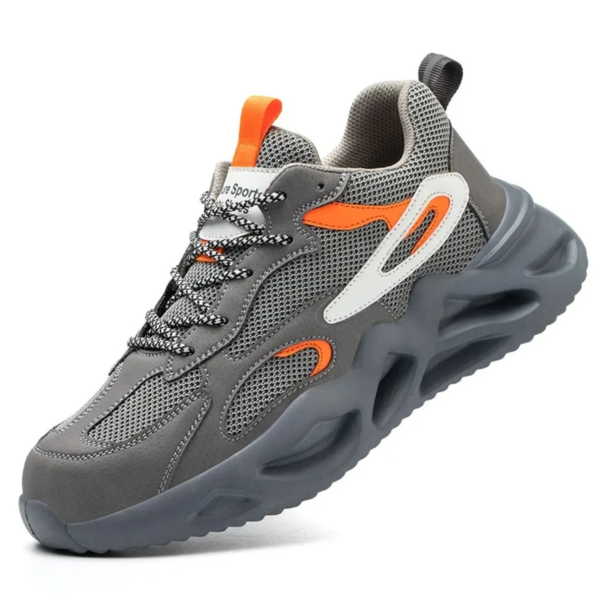 TIOZONEY - Zapatillas de trabajo con punta de acero