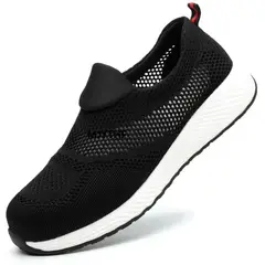 TIOZONEY - Zapatos de seguridad cómodos y ligeros