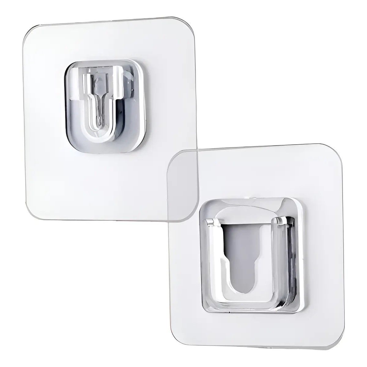 GENERICO - Pack 10 Adhesivos Doble Cara Colgador Gancho Pared  BELUG