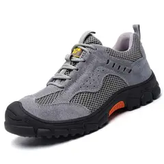 TIOZONEY - Botas de seguridad para soldar para hombre