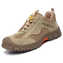 TIOZONEY - Botas de seguridad para soldar para hombre