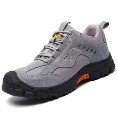 TIOZONEY - Botas de seguridad para soldar para hombre