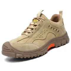 TIOZONEY - Botas de seguridad para soldar para hombre