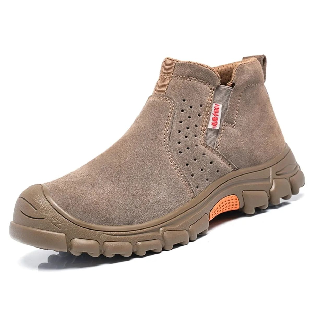 TIOZONEY - Botas de seguridad para soldar para hombre.