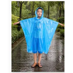 GENERICO - Poncho Impermeables Infantiles Ligeros Reusable Con Capucha