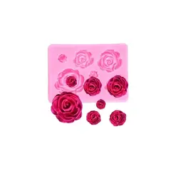 GENERICO - Molde De Silicon Rosas 3d