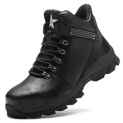 TIOZONEY - Botas de seguridad para hombre