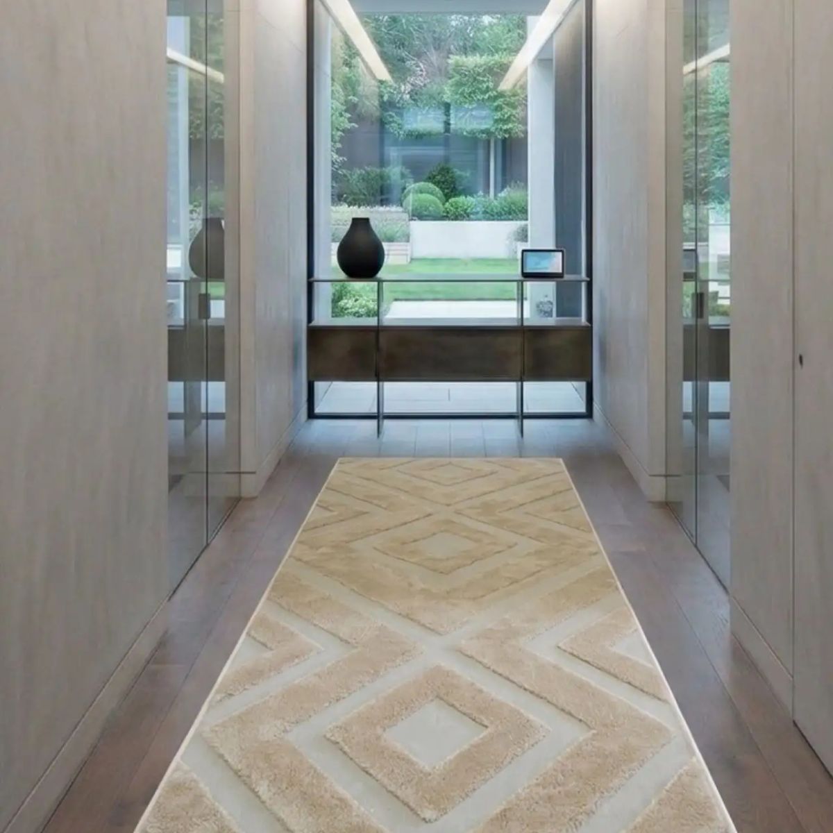 GENERICO - Alfombra de Pasillo Premium Colección Geometric Luxury 60 x 160 cm