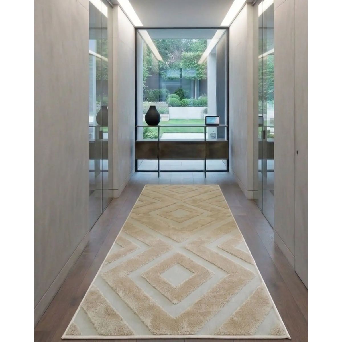 GENERICO - Alfombra de Pasillo Premium Colección Geometric Luxury 60 x 160 cm
