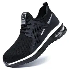 TIOZONEY - Zapatos de seguridad para hombre