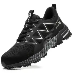TIOZONEY - Zapatos de seguridad con punta de acero