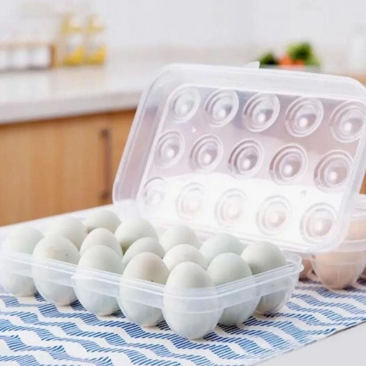 GENERICO - Bandeja Contenedor 24 Huevos Porta Huevos Refrigerador