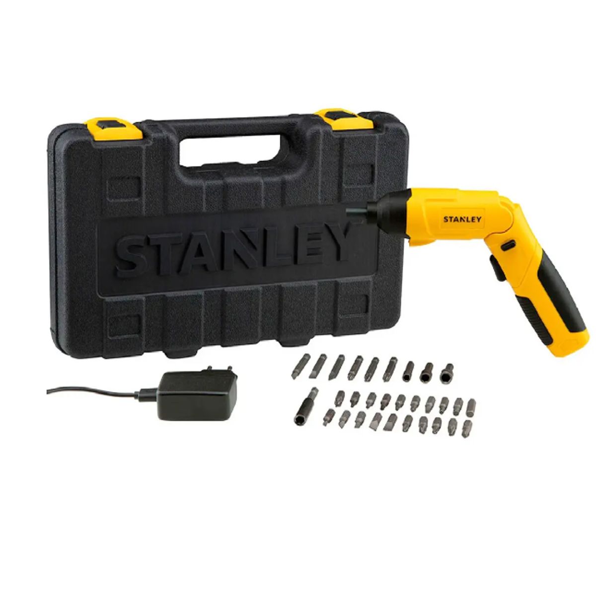 STANLEY - Atornillador Inalámbrico 4V + 30 Accesorios Stanley