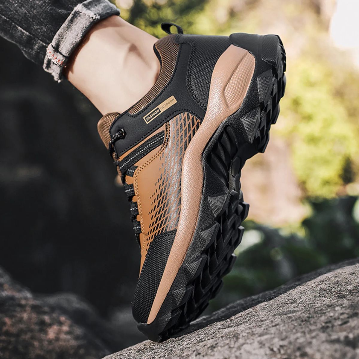 TIOZONEY - Botas de senderismo - Negro