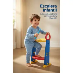 MOVI - Entrenador de baño infantil con escalera y asiento adaptador para WC