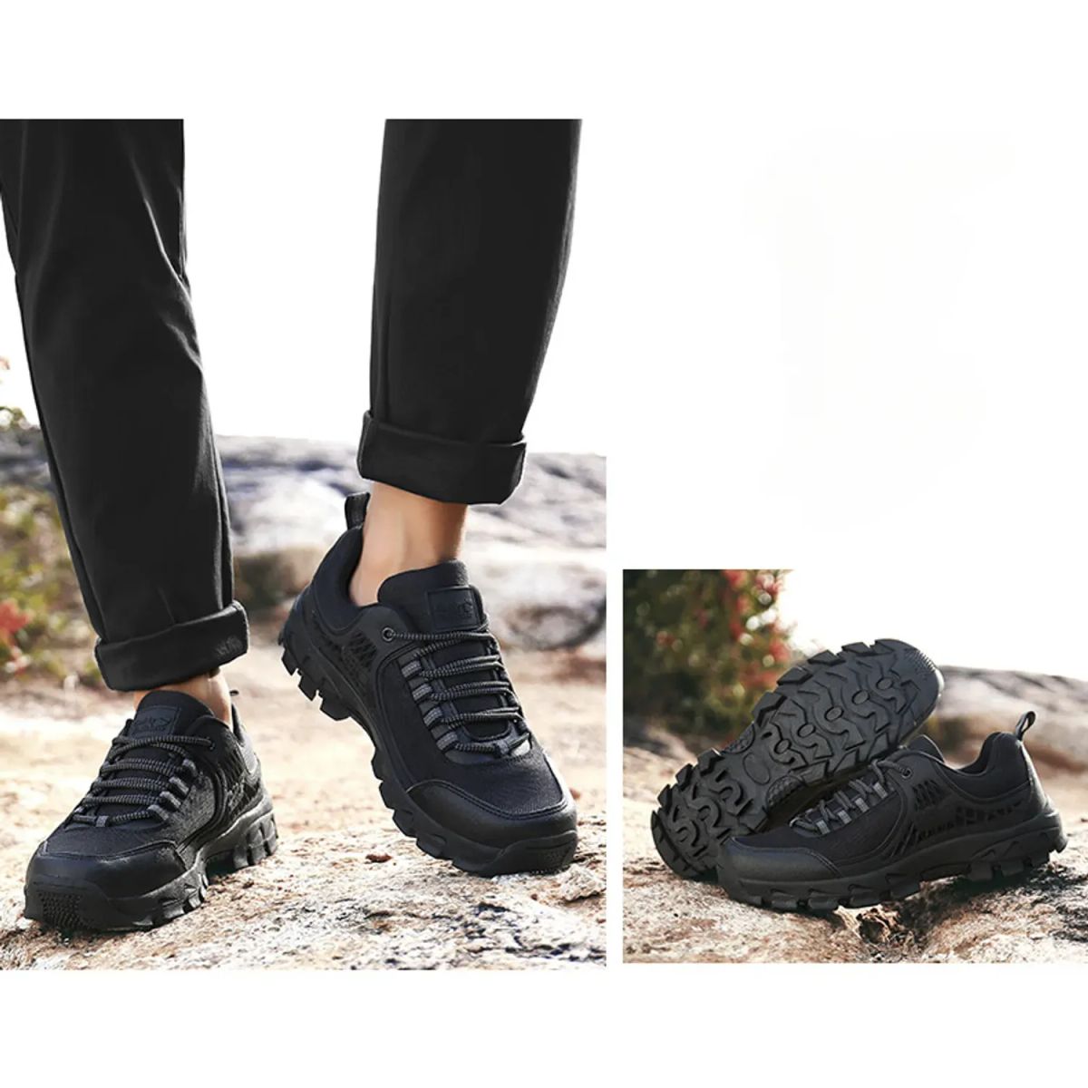 TIOZONEY - Zapatillas deportivas de PU