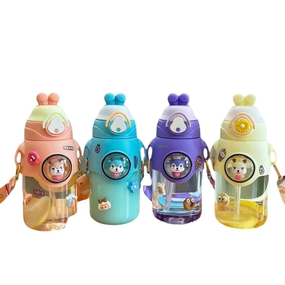 GENERICO - BOTELLA DE AGUA 740ML DE DIFERENTES COLORES
