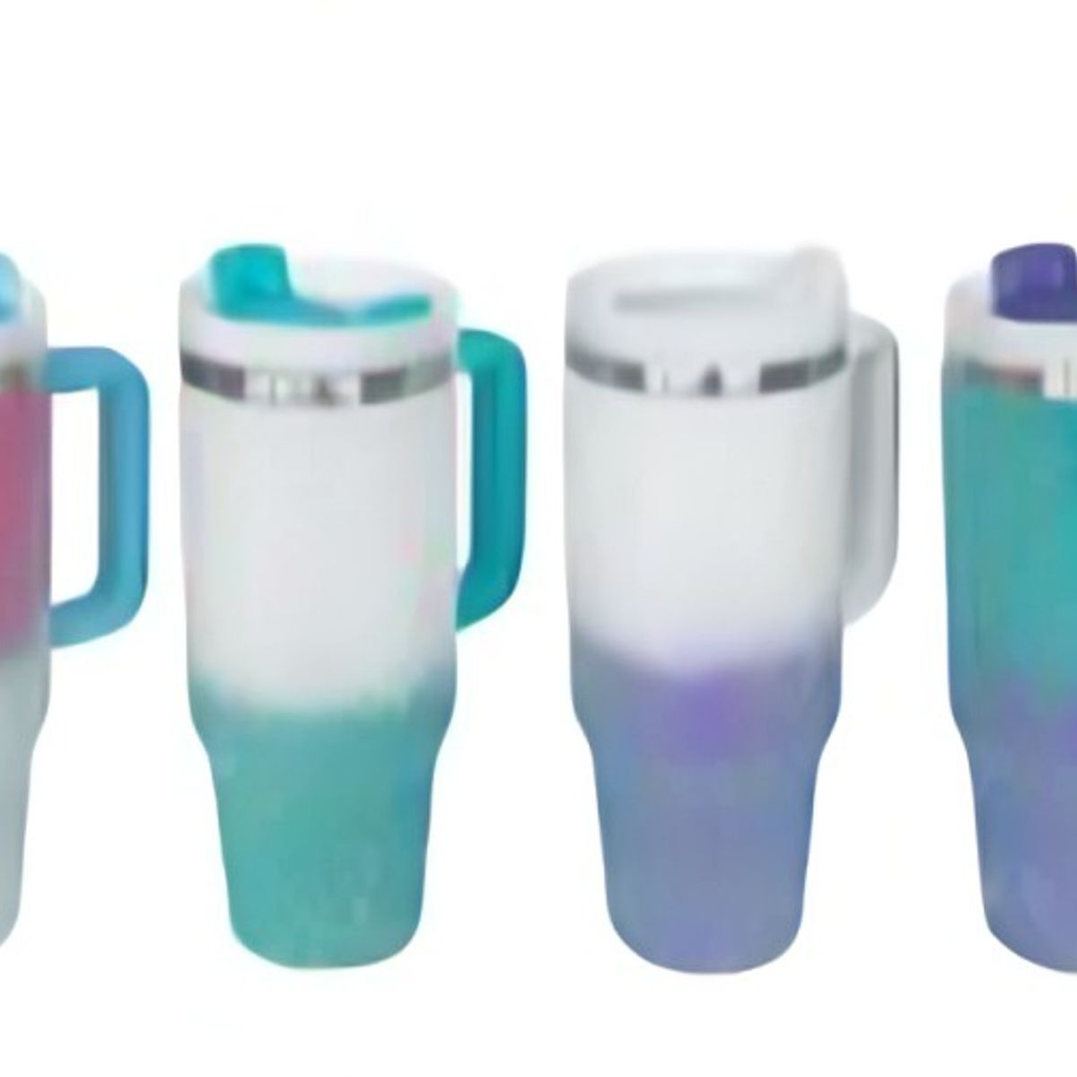 GENERICO - VASO TÉRMICO 1200ML DISEÑO DEGRADADO DOBLE PARED FRÍO/CALOR