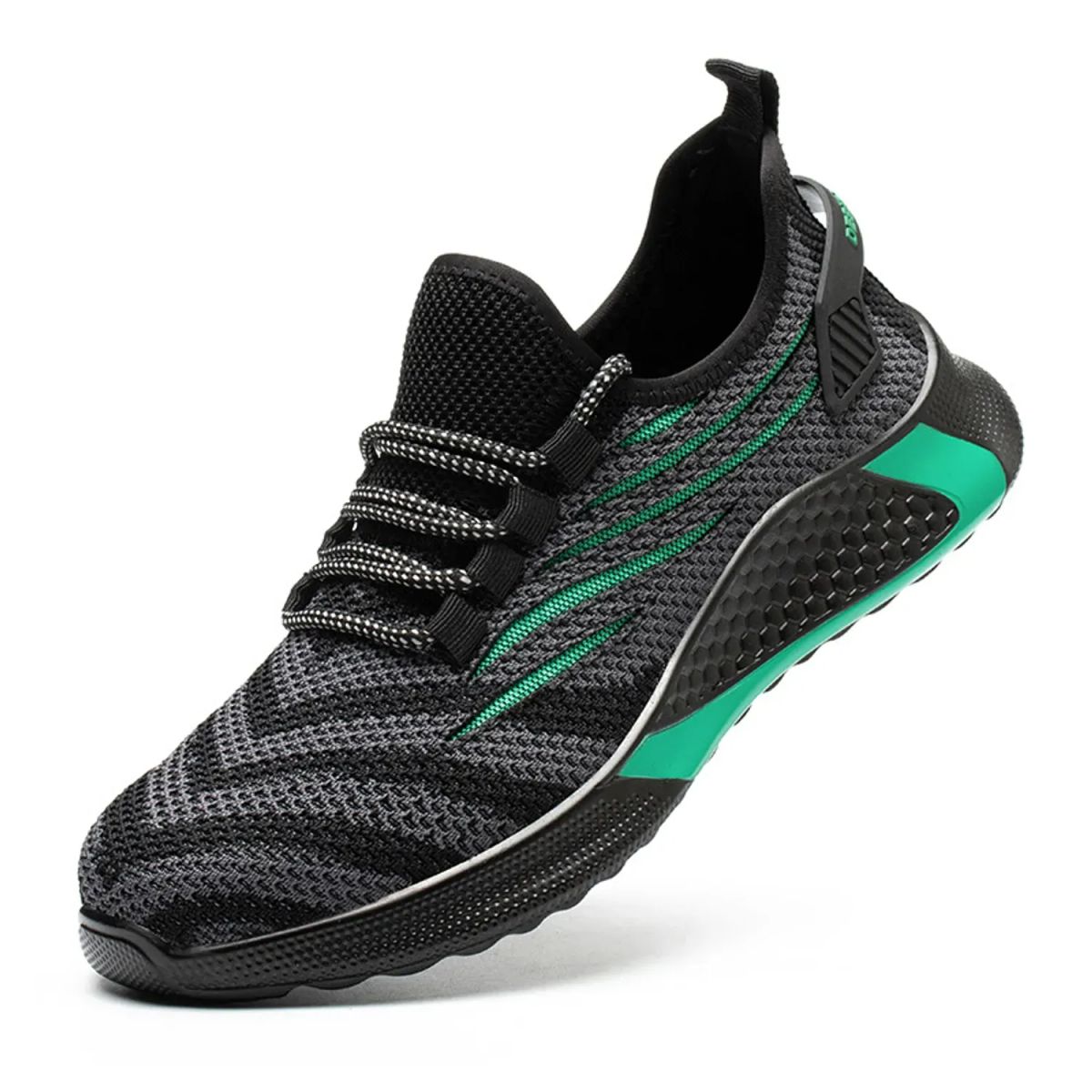 TIOZONEY - Zapatos De Seguridad Transpirables A Prueba De Golpes - Negro