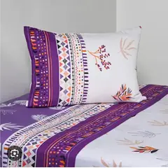 GENERICO - Sabanas Af Cannon 144 Hilos 2 Plaza. Diseño Lavander