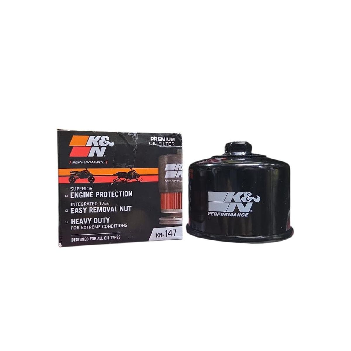 GENERICO - Filtro de Aceite Moto K&N 147 BMW G 310GS / G 310R / TVS 310RR