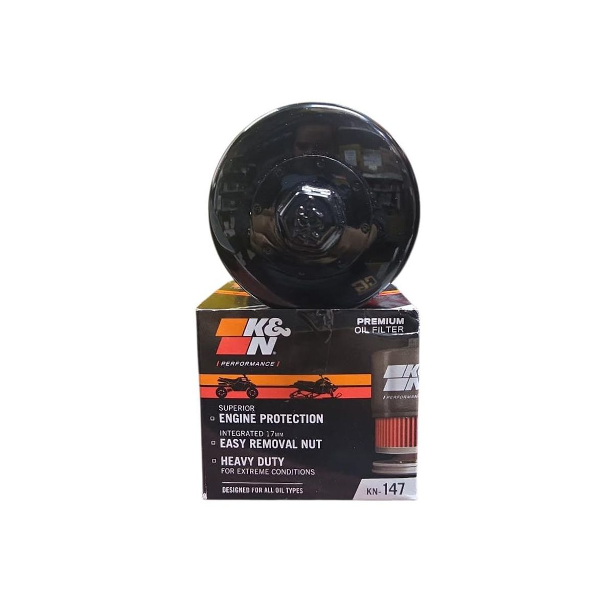 GENERICO - Filtro de Aceite Moto K&N 147 BMW G 310GS / G 310R / TVS 310RR