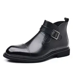 TIOZONEY - Botas cortas con taco pequeño