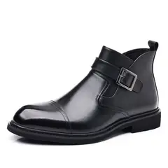 TIOZONEY - Botas cortas con taco pequeño