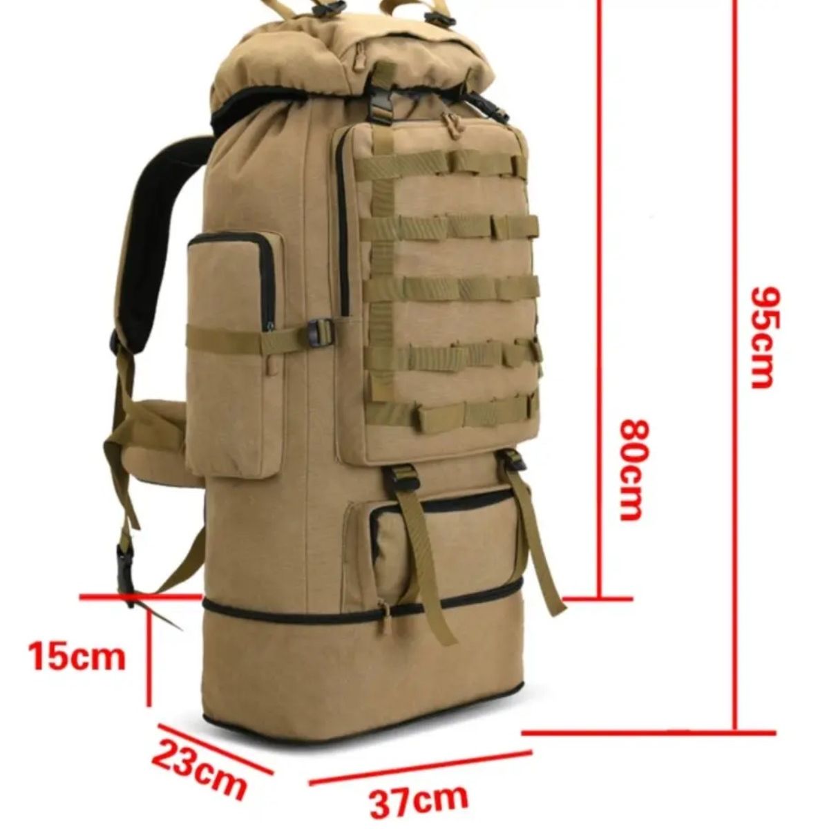 GENERICO - Mochila De 100 Litros Para Camping Viajes