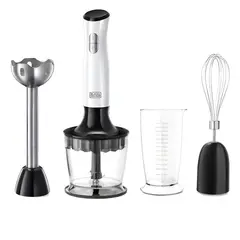 BLACK+DECKER - BATIDORA DE INMERSION HB24710-CL B+DECKER BLANCO COLOR NEGRO
