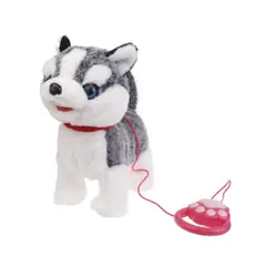 GENERICO - Juguete Perro Husky Peluche Con Control Y Accesorios Infantil