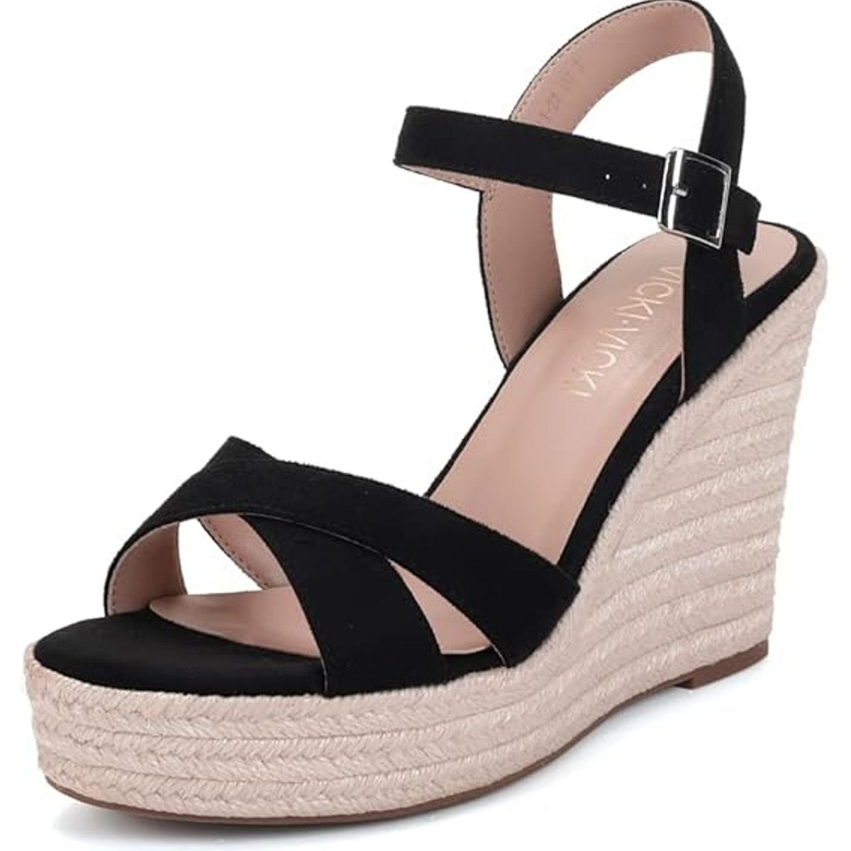 TIOZONEY - Sandalia Mujer -Negro