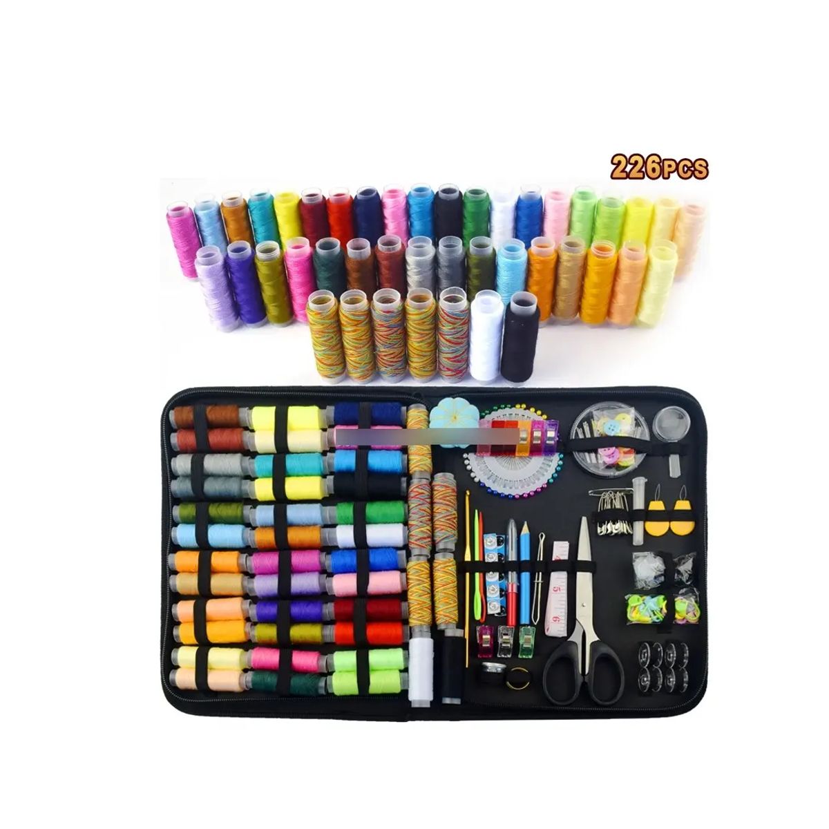 GENERICO - Set Costura Hilo De Coser Set De Costura Costurero 226 Pcs