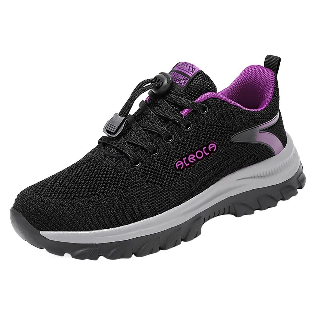 TIOZONEY - Zapatilla Running Mujer - Negro