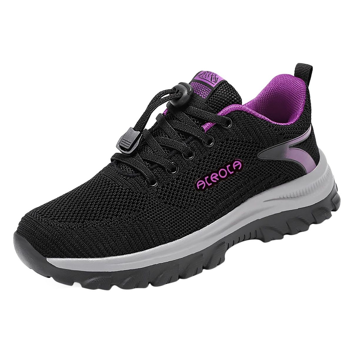 TIOZONEY - Zapatilla Running Mujer - Negro