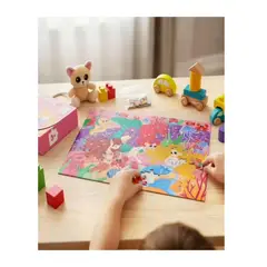 GENERICO - Juguete Rompecabezas 60 Piezas Sirenita Infantil