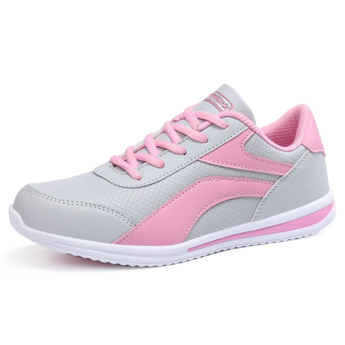 TIOZONEY - Zapatillas casuales para Mujer - Gris.