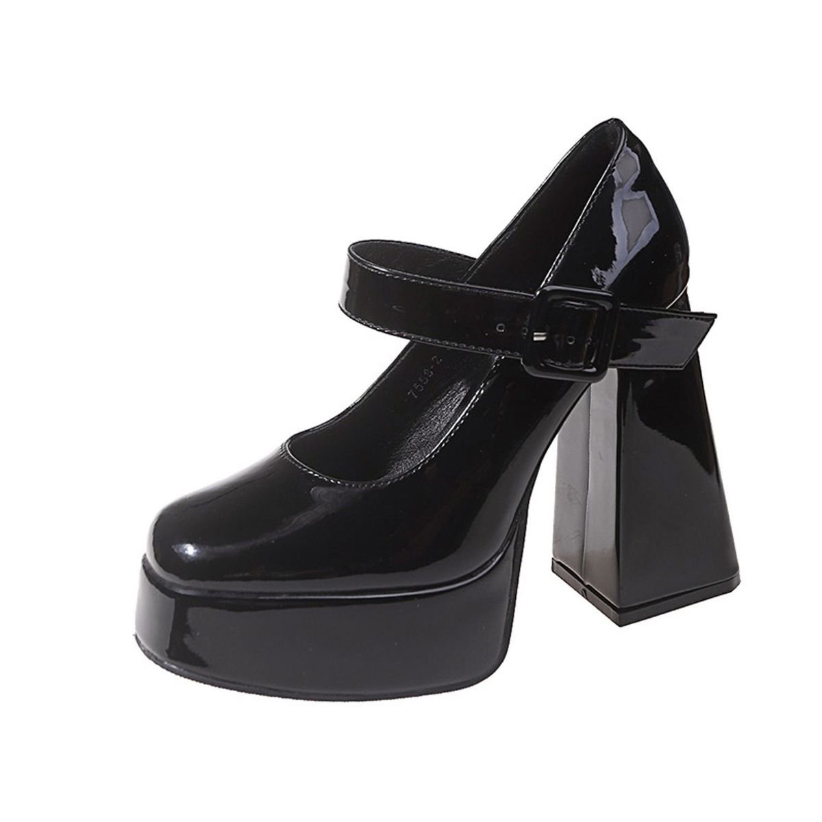 TIOZONEY - Zapatos de tacón con hebilla para mujer.