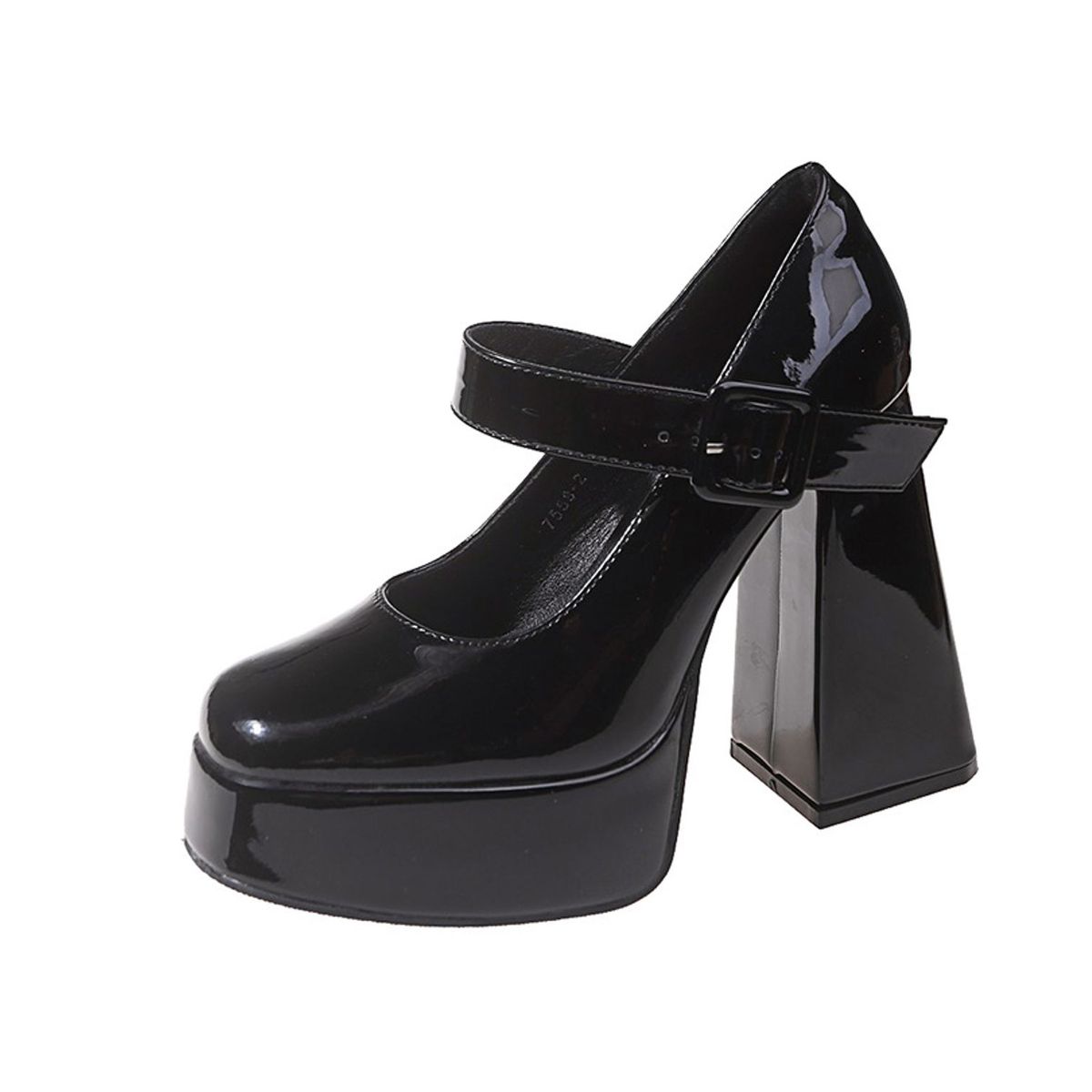TIOZONEY - Zapatos de tacón con hebilla para mujer.