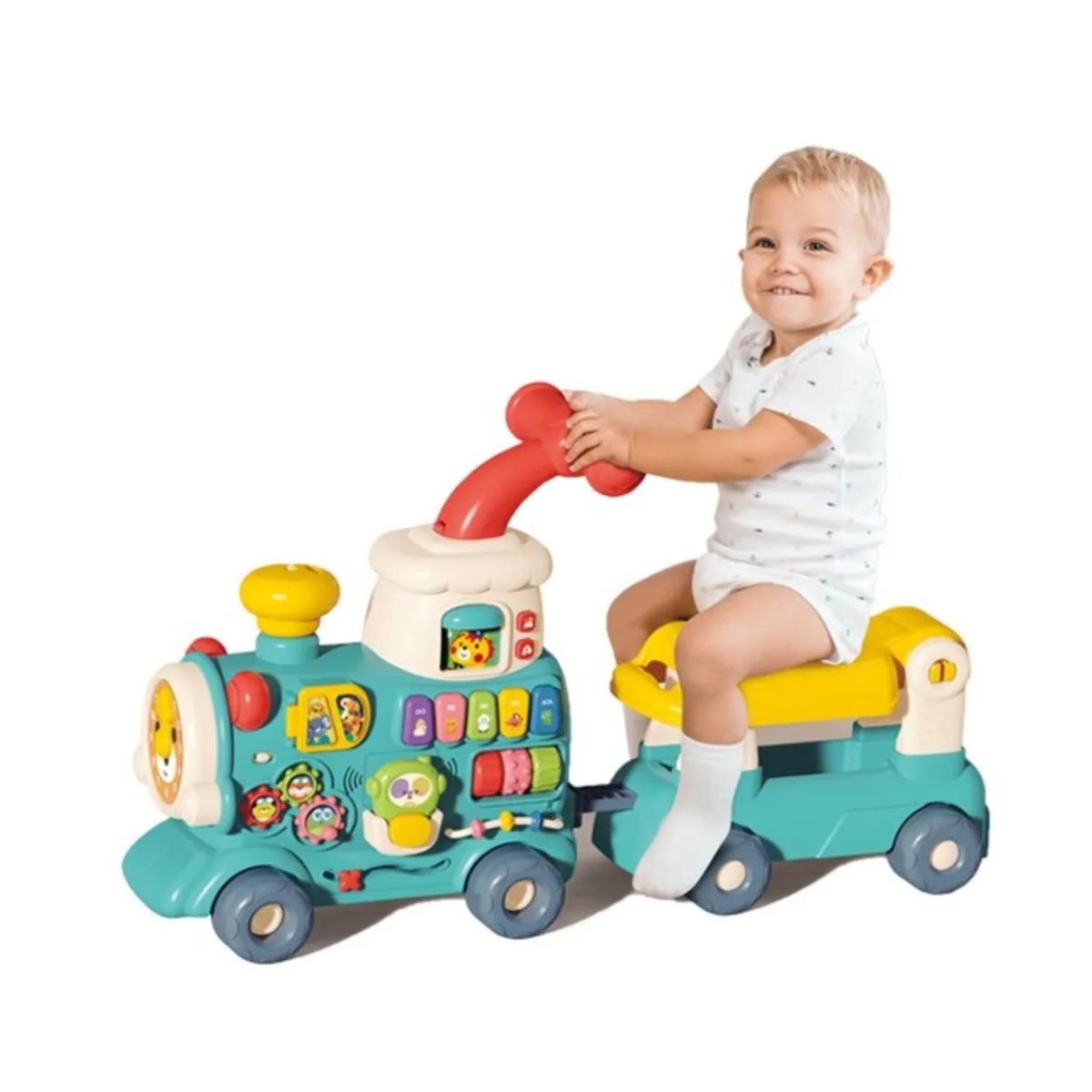 GENERICO - Juguete Caminador Andadera 5 En 1 Didactica Azul Infantil