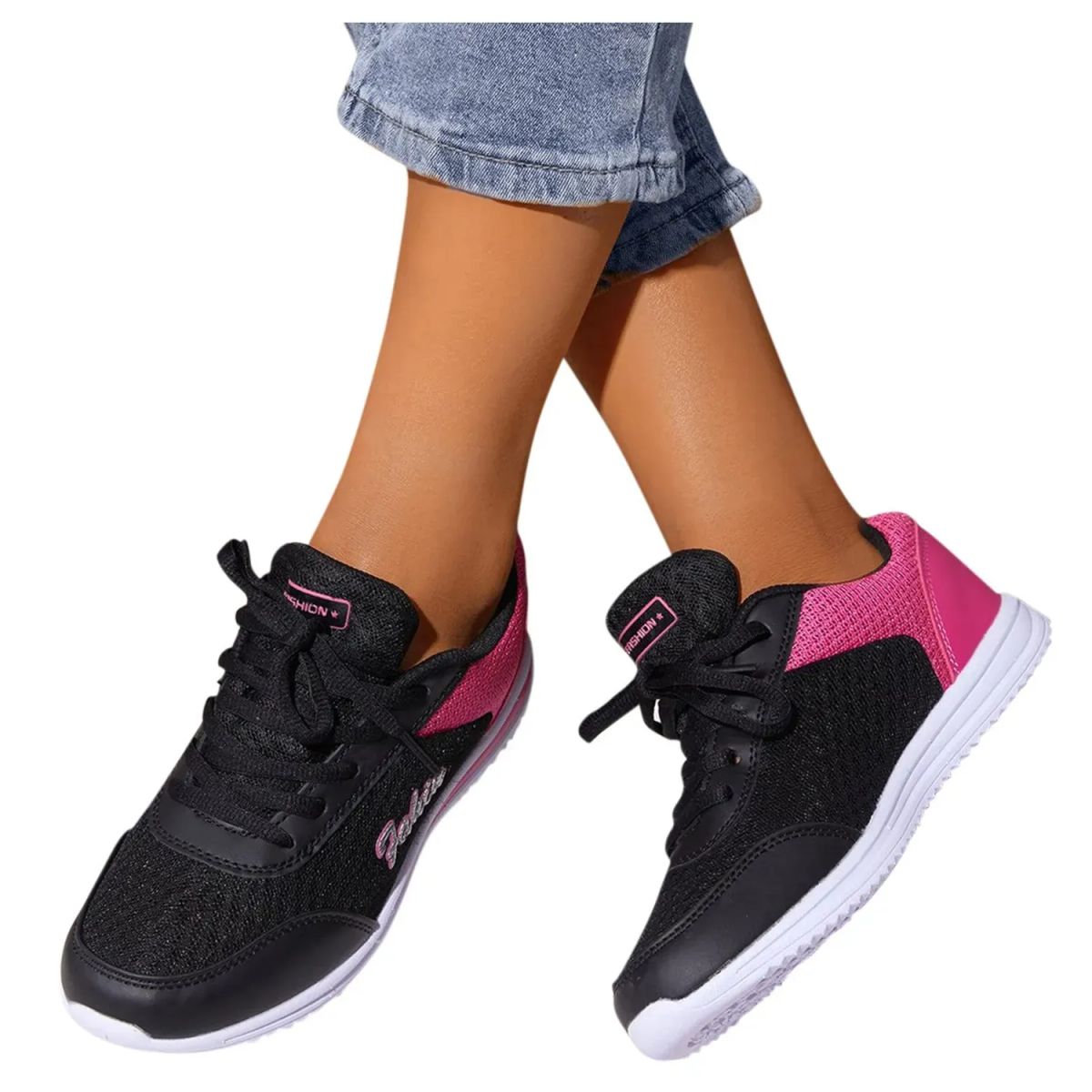 TIOZONEY - Zapatillas casuales para Mujer - Negro