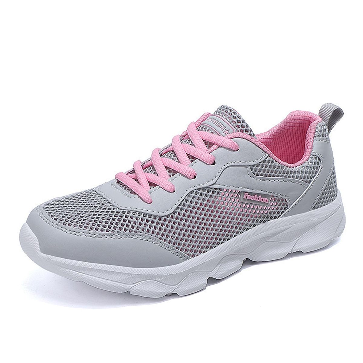 TIOZONEY - Zapatillas casuales para Mujer - Gris