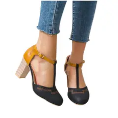 TIOZONEY - Zapatos de tacón para mujer