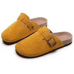 TIOZONEY - Sandalia Mujer-Amarillo
