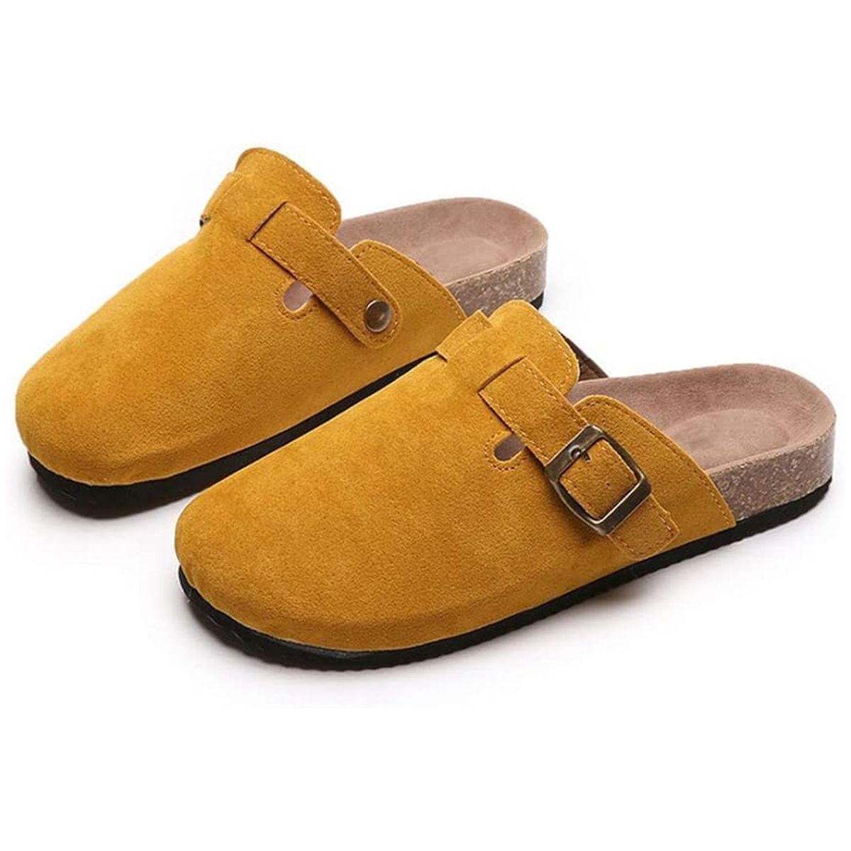 TIOZONEY - Sandalia Mujer-Amarillo