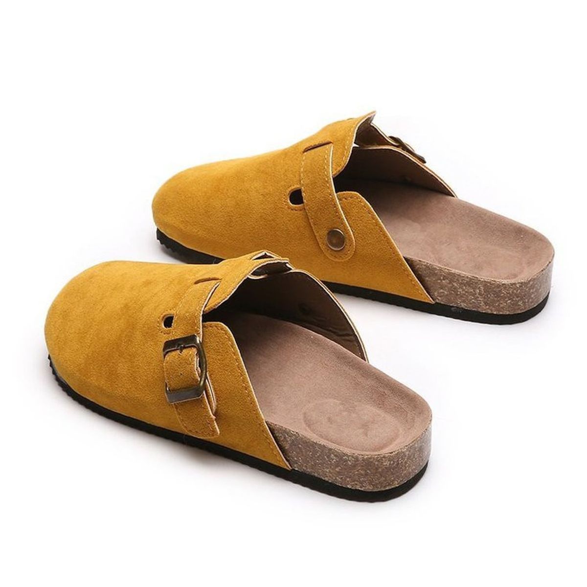 TIOZONEY - Sandalia Mujer-Amarillo