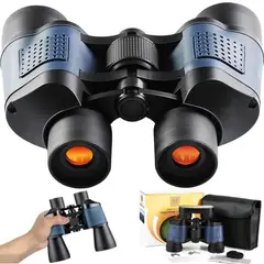 KUANGYE - Binoculares Telescópicos Plegables de Largo Alcance Hd IPX5 Con Visión Nocturna 60x60 BAK4