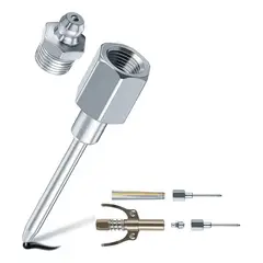KUANGYE - Agujas De Engrase Adaptador Boquilla Para Grasera 18 Npt